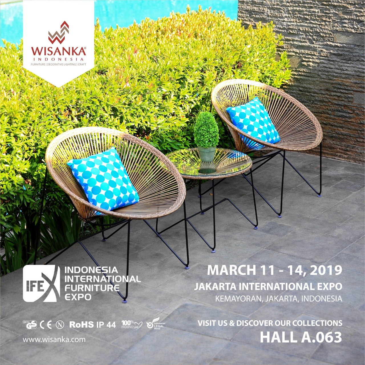  Wisanka Indonesia  IFEX 2022 Garden and Terrace Furniture 